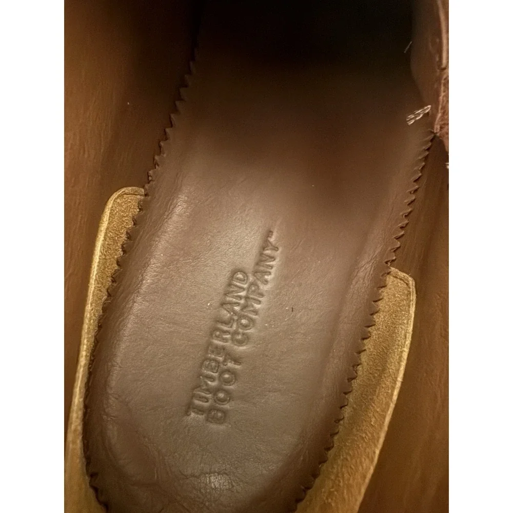 Timberland Wodehouse Brown Leather Chukka Boots Round Toe US 11